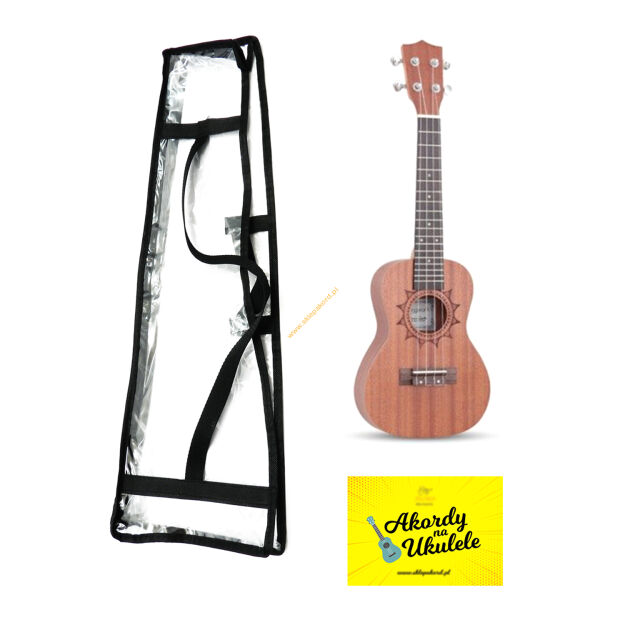 Ukulele koncertowe Jeremi S-07 z  etui ZESTAW