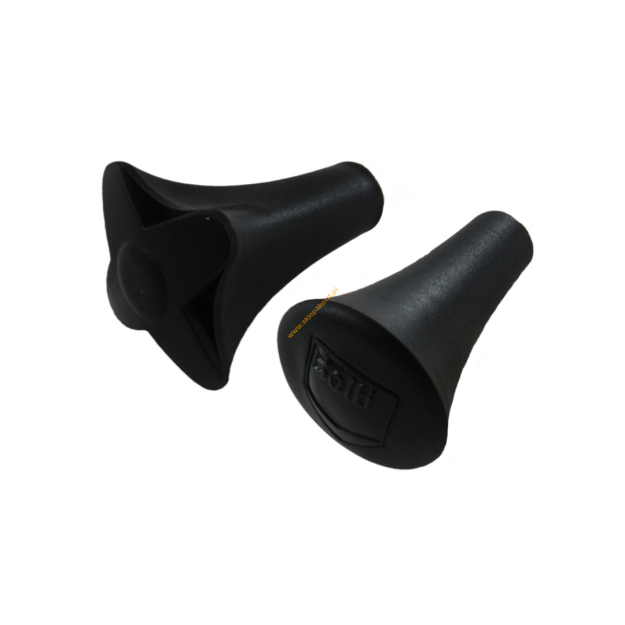 Para główek do pałki mażoretkowej BELTI GP1 czarne