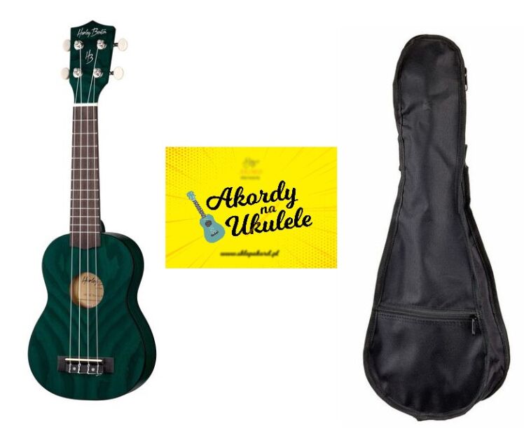 Ukulele Harley Benton UK-12 Stain Ash Blue