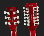 Gitara elektryczna Harley Benton DC-Custom 612 Cherry - 2