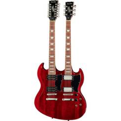 Gitara elektryczna Harley Benton DC-Custom 612 Cherry