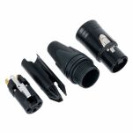 Wtyk żeński Neutrik NC3FXX-B - 2