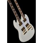 Gitara elektryczna Harley Benton DC-Custom II 612 White - 3