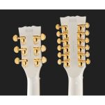 Gitara elektryczna Harley Benton DC-Custom II 612 White - 7