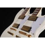 Gitara elektryczna Harley Benton DC-Custom II 612 White - 11