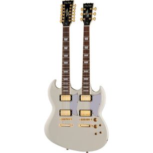 Gitara elektryczna Harley Benton DC-Custom II 612 White