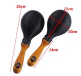 Maracasy Plastikowe MEINL PM2BK Concert czarne - 2