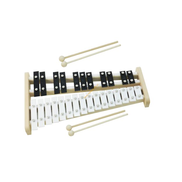 Dzwonki chromatyczne 27-tonowe AKORD + 4 pałki