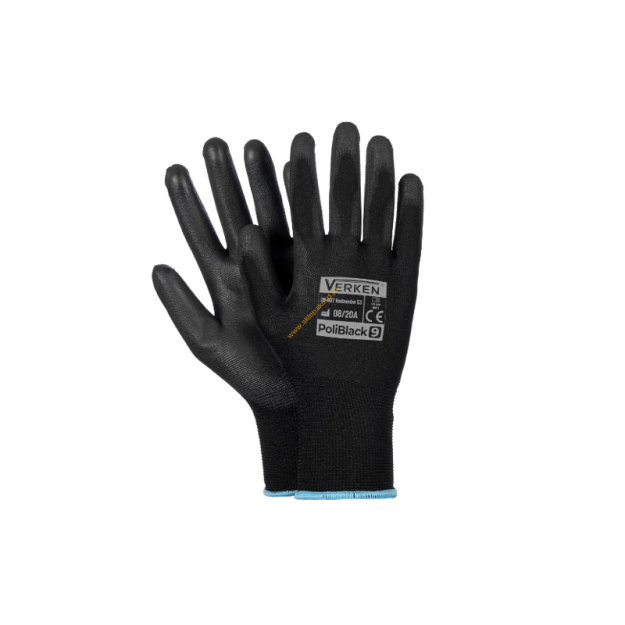 Rękawice robocze PoliBlack 9/L