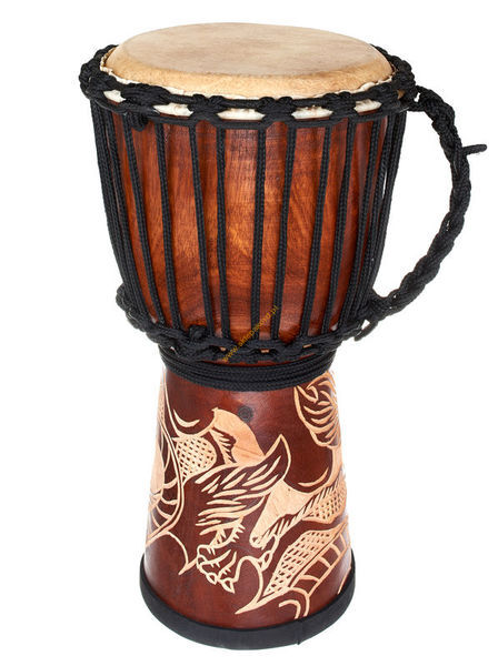 Djembe Terre Carved Dragon 40cm 8