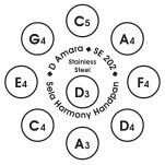 Handpan Sela Harmony SE 202 D Amara stal nierdzewna - 9