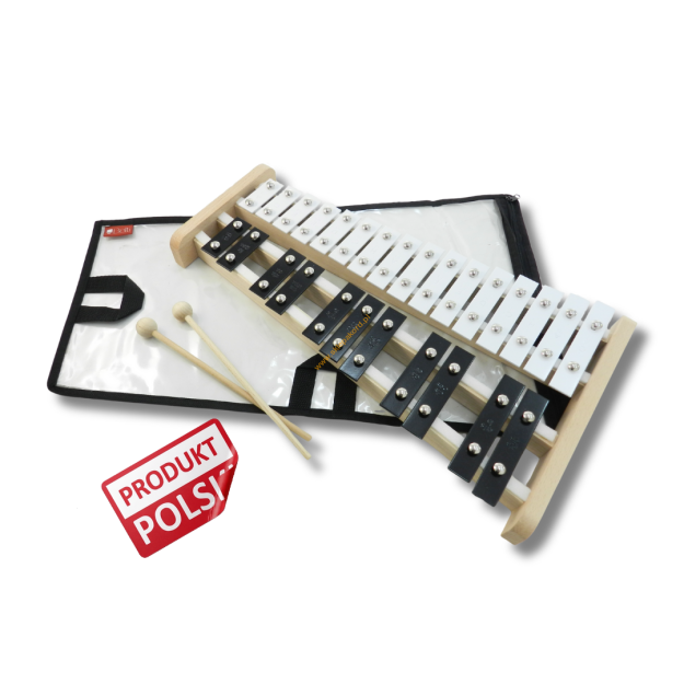 Dzwonki chromatyczne 27-tonowe AKORD + etui PRODUKT POLSKI