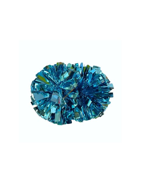 Pompon Metallic COLUMBIA BLUE błękitny 25 cm (4