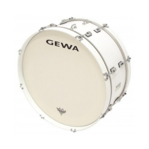 Bęben marszowy 22" x 10" Gewa biały