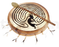 Bęben szamański Terre Shaman Drum 40cm Kokopelli - 8