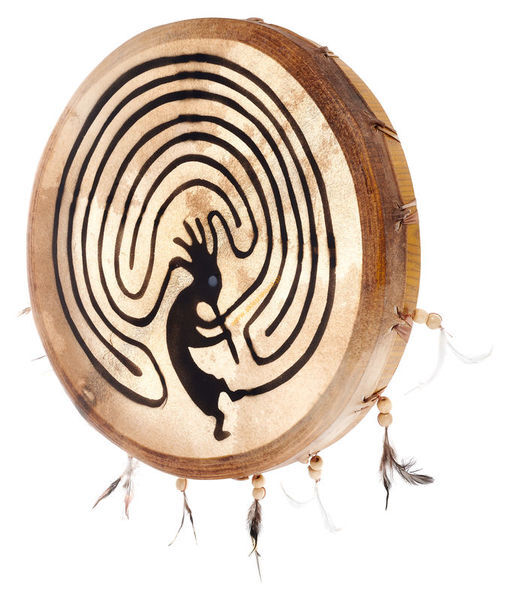 Bęben szamański Terre Shaman Drum 40cm Kokopelli