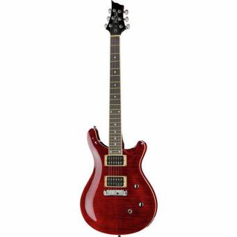 Gitara elektryczna Harley Benton CST-24 Black Cherry Flame DLX