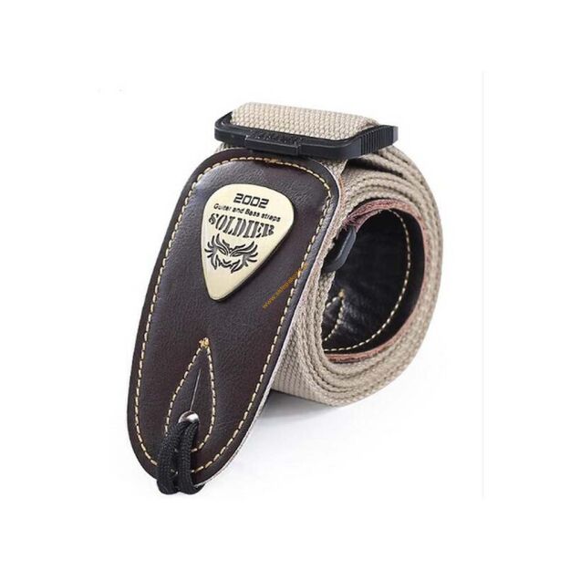 Pasek gitarowy SOLDIER STP-1303-01 khaki