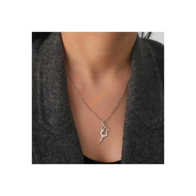 Naszyjnik srebrny Twirler