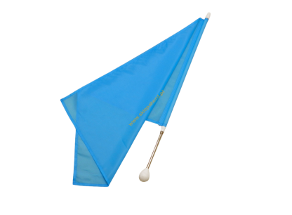 Flaga mażoretkowa BELTI FMT3 Z4 turkusowy dł. 70 cm (51 x 66)