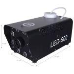 LIGHT4ME FOG 500 LED wytwornica dymu mgły na pilota - 6