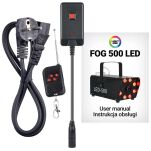 LIGHT4ME FOG 500 LED wytwornica dymu mgły na pilota - 2