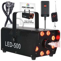 LIGHT4ME FOG 500 LED wytwornica dymu mgły na pilota