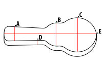 Pokrowiec na gitare klasyczna 613C 3/4 12mm - 2