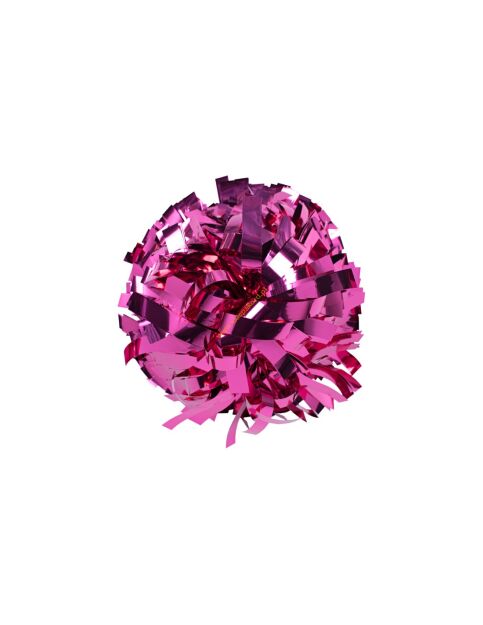 Pompon Metallic FUCHSIA PINK fuksjowy 35 cm (6