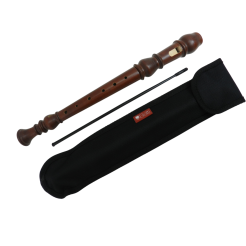 Flet prosty - sopran Mat Max FRYDERYK Renesansowy + pokrowiec czarny