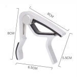 Kapodaster gitarowy uniwersalny JEREMI CU10 czerwony - 2