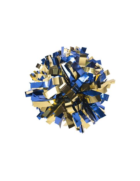 Pompon Metallic MIX GOLD ROYAL BLUE złoto-niebieski 45 cm (8