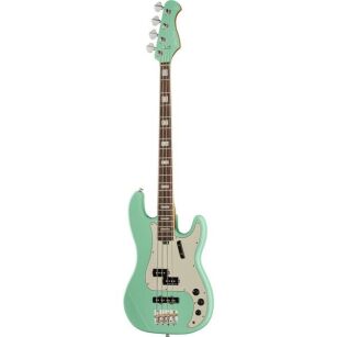 Gitara basowa Harley Benton MV-4PJ Seafoam Green