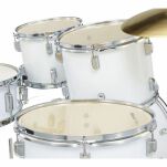 Perkusja Millenium Focus 18 Drum Set White - 11