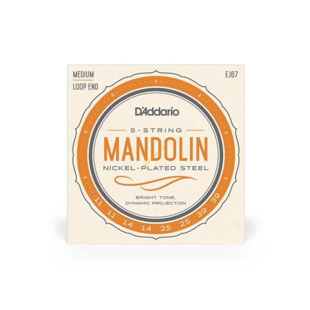 Struny do mandoliny D'addario EJ67 niklowane