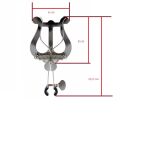 Lirka Trąbka RMB średnia 2 docisk. nikiel na rurkę - 8