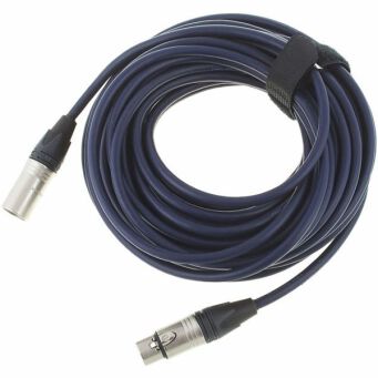 Kabel XLR żeński - XLR męski pro snake 17900 Mic-Cable 15m Blue