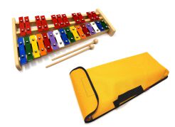 Dzwonki Chromatyczne 27-tonowe kolorowe + POKROWIEC ŻÓŁTY