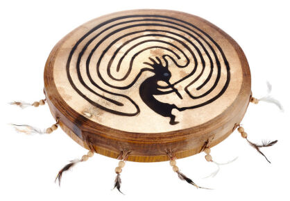 Bęben szamański Terre Shaman Drum 45cm Kokopelli