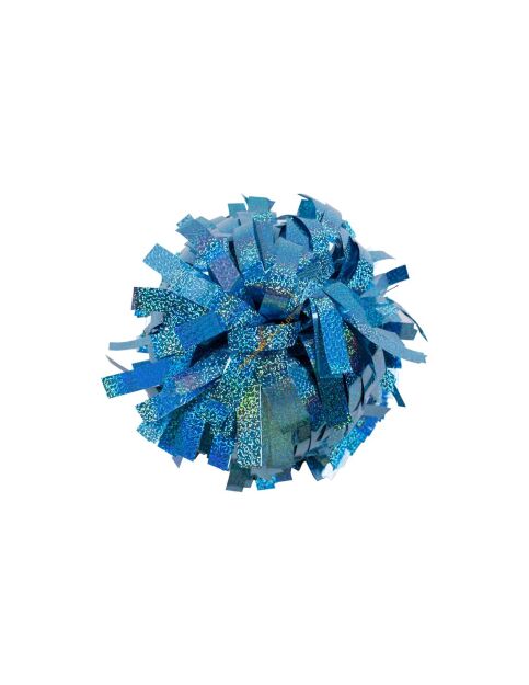 Pompon Holographic LIGHT BLUE jasny niebieski 35 cm (6