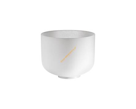 Sonic Energy Crystal Singing Bowl, white-frosted, 10