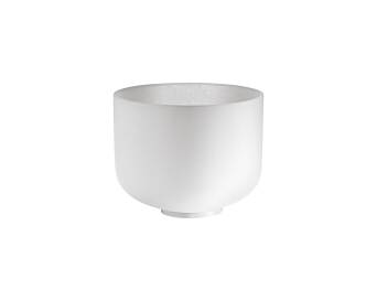 Sonic Energy Crystal Singing Bowl, white-frosted, 10"