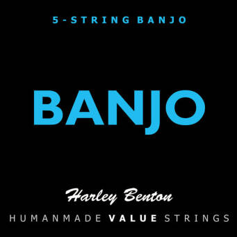 Struny Banjo 009-020 Harley Benton Brązowe komplet 5szt