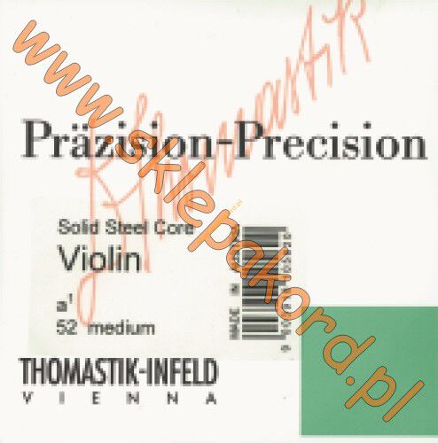 STRUNY DO SRZYPIEC 3/4 THOMASTIK PRAZISION Stal Pełny rdzeń 529
