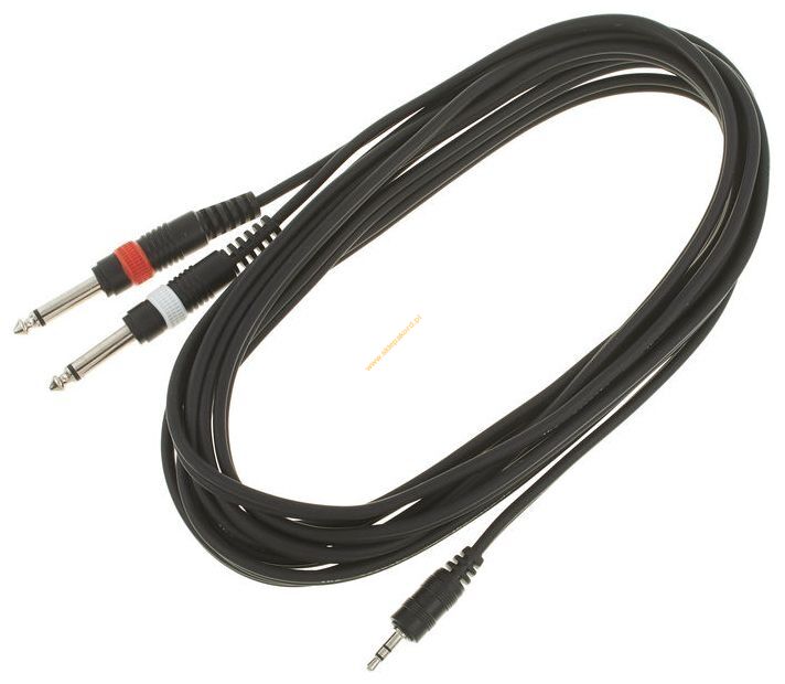 Kabel audio Jack 3.5 - 2x Jack 6.3 the sssnake YPK2050