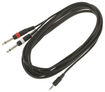 Kabel audio Jack 3.5 - 2x Jack 6.3 the sssnake YPK2050