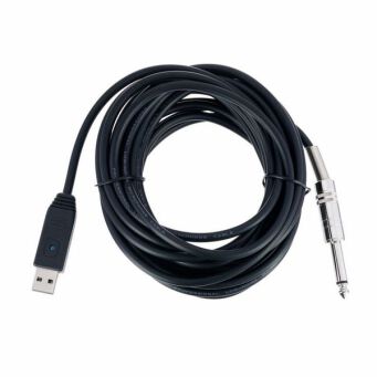 Kabel Jack 6,3mm mono - USB 5m the t.bone USB 1G
