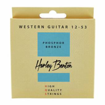 Struny do gitary akustycznej Harley Benton HQS WE 12-53 PB