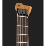 Gitara elektryczna headless 7-strunowa wieloskalowa Hils HZ7 Satin Galaxy Black - 12