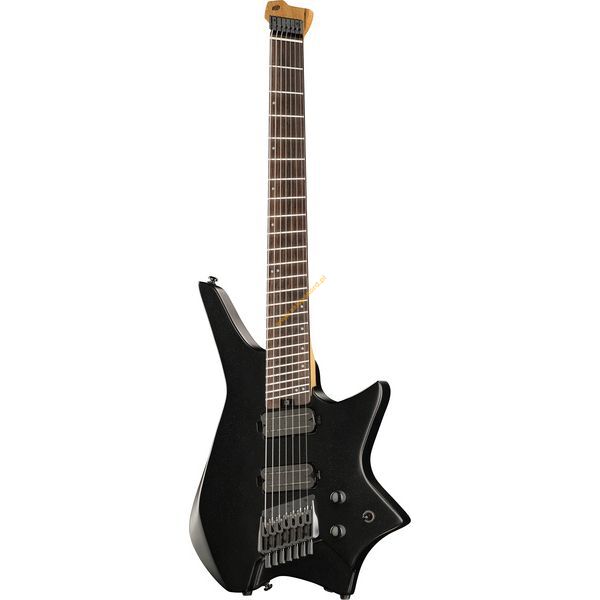 Gitara elektryczna headless 7-strunowa wieloskalowa Hils HZ7 Satin Galaxy Black